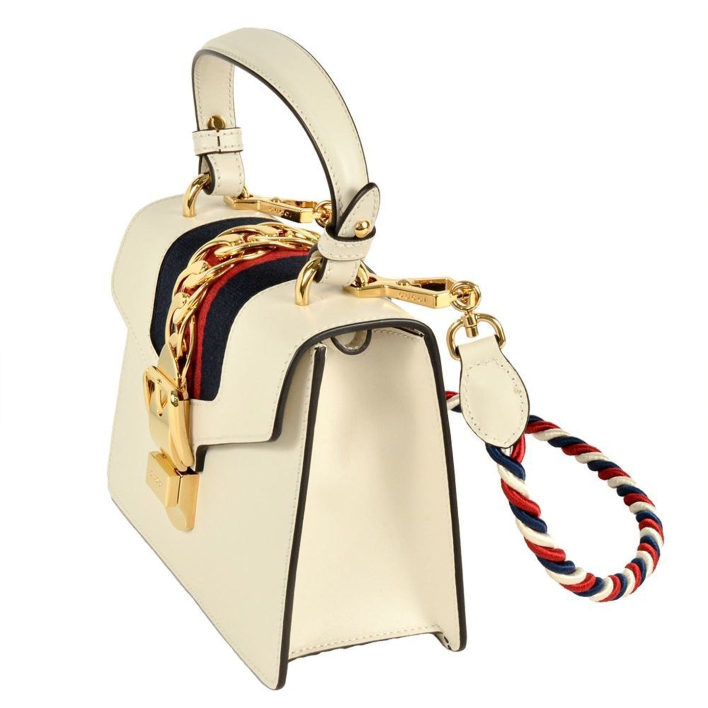 Gucci White Leather Handbag ( )