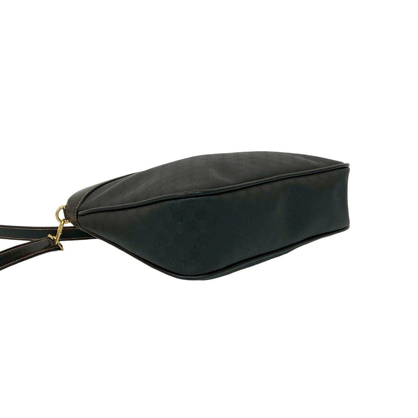 Gucci Black Leather Pvc Pochette Shoulder Bag ( )