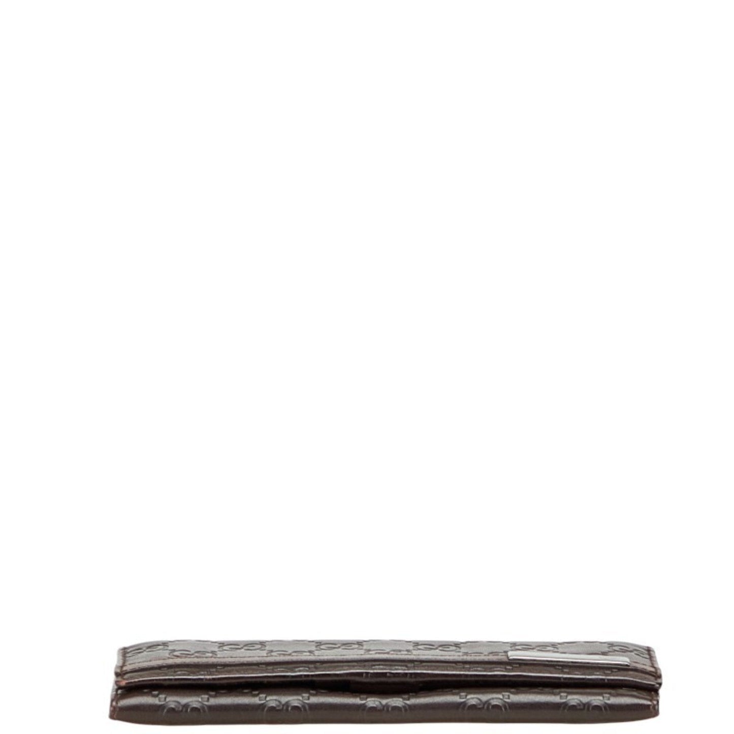 Gucci Guccissima Brown Leather Long Wallet (Bi-Fold) ( )