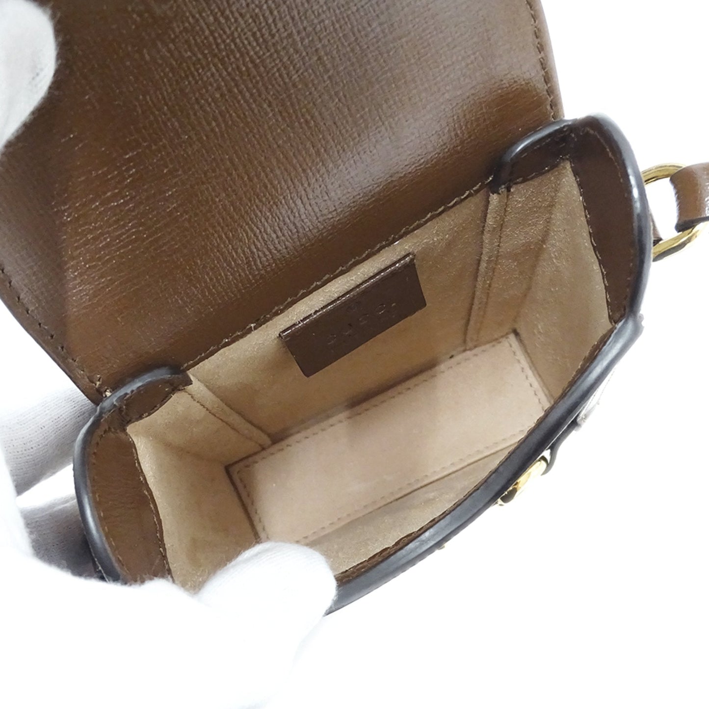 Gucci Beige Brown Gg Supreme Shoulder Bag ( )
