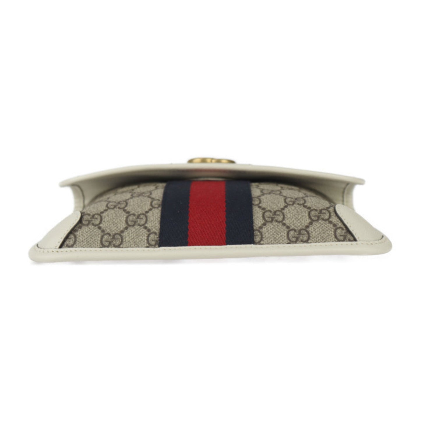 Gucci Beige White Gg Supreme Leather Fanny Pack ( )