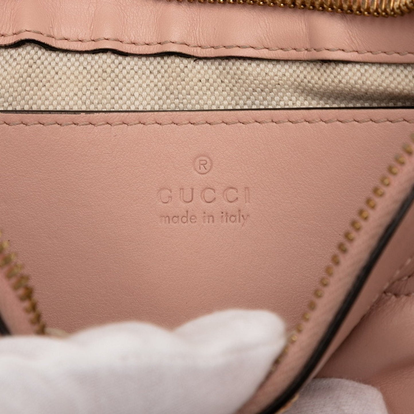 Gucci Pink Leather Handbag Shoulder Bag ( )