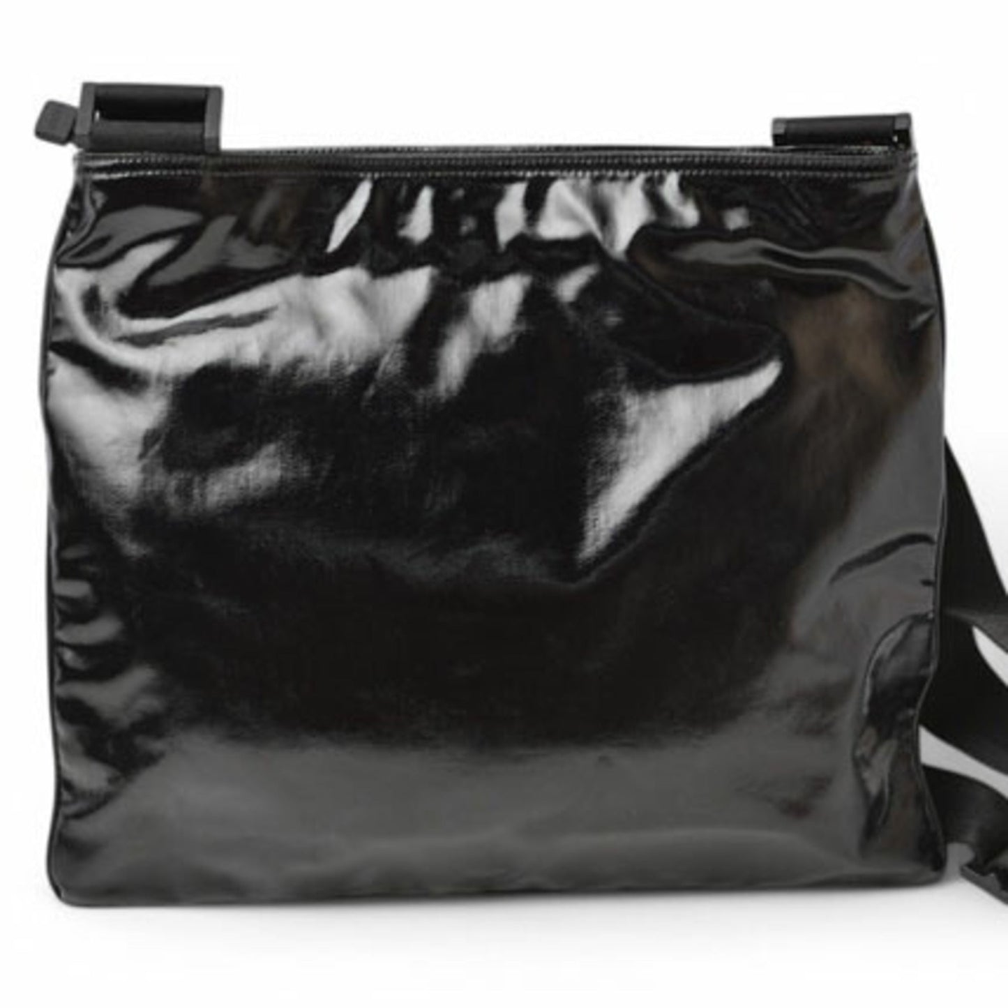 Gucci Black Coated Canvas Shoulder Bag ( )