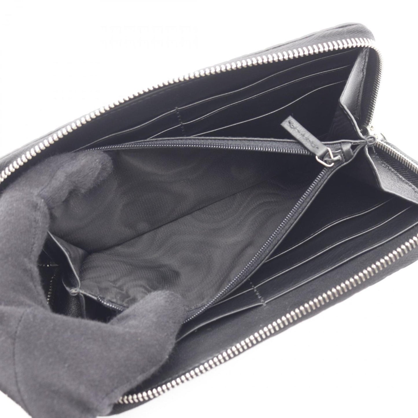 Gucci Black Leather Long Wallet (Bi-Fold) ( )