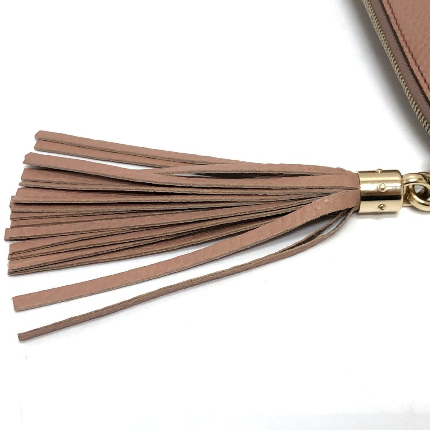 Gucci Pink Beige Leather Handbag ( )
