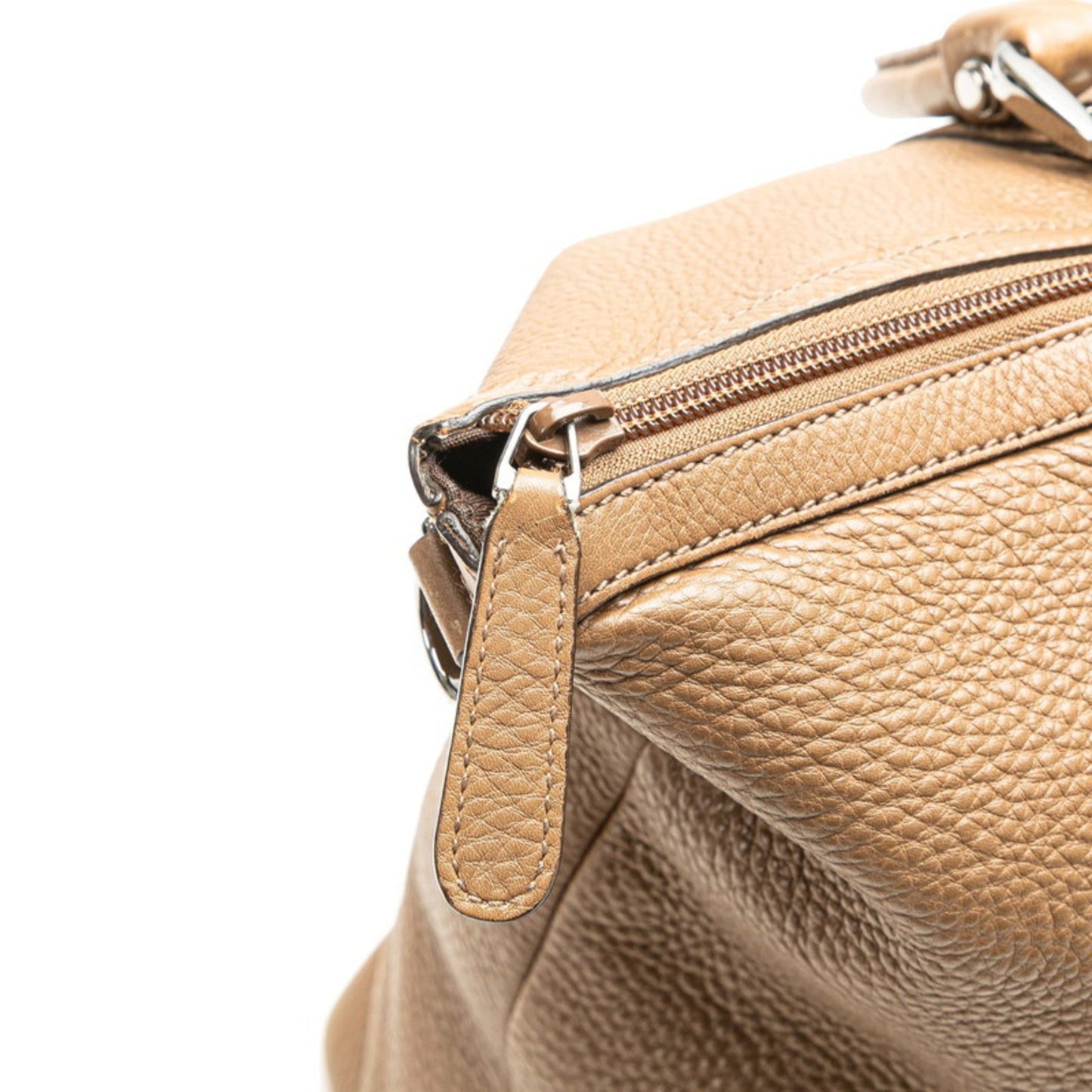 Gucci Brown Leather Shoulder Bag Tote Bag ( )