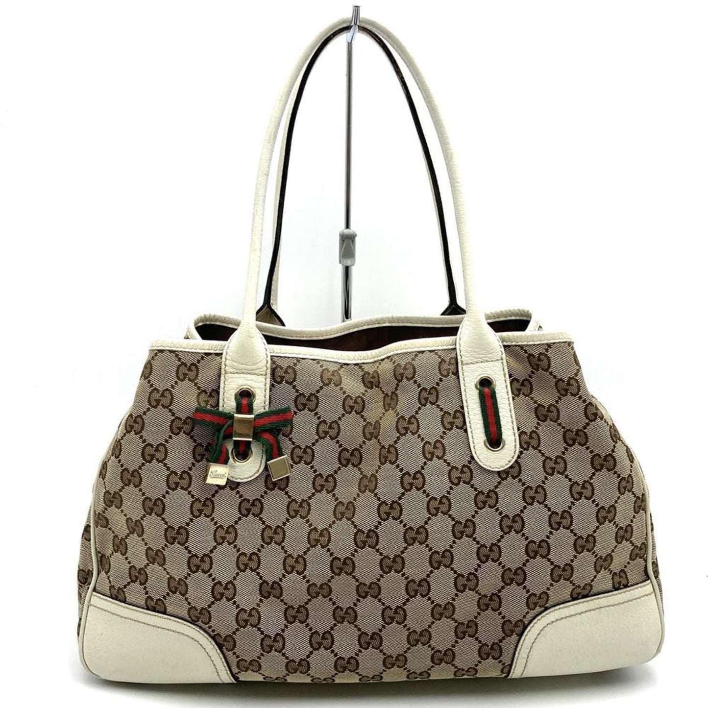 Gucci Sherry Line Brown Gg Canvas Shoulder Bag Tote Bag ( )