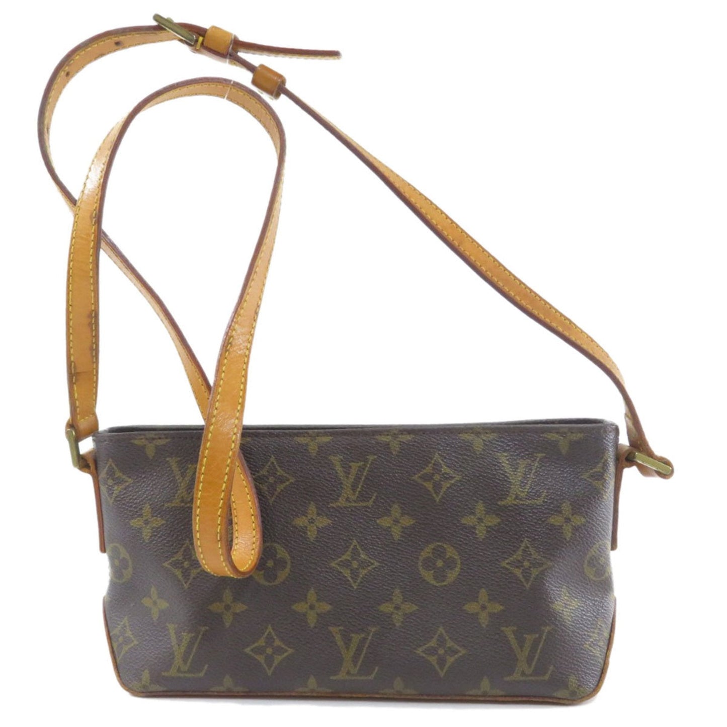 Louis Vuitton M51240 Trotteur Monogram Shoulder Bag Canvas Ladies