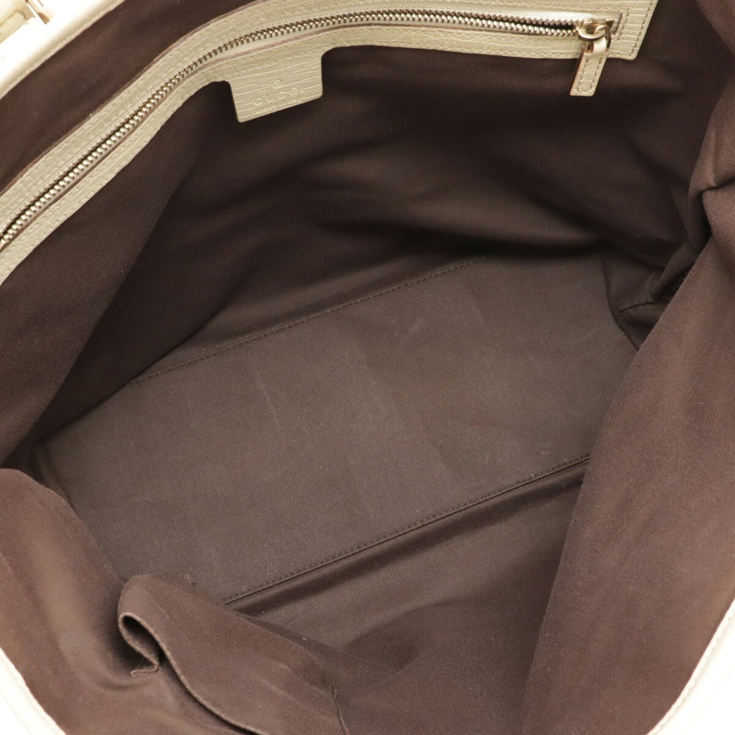 Gucci Gg Canvas Beige Ivory Khaki Mustard Gg Canvas Leather Shoulder Bag Tote Bag ( )