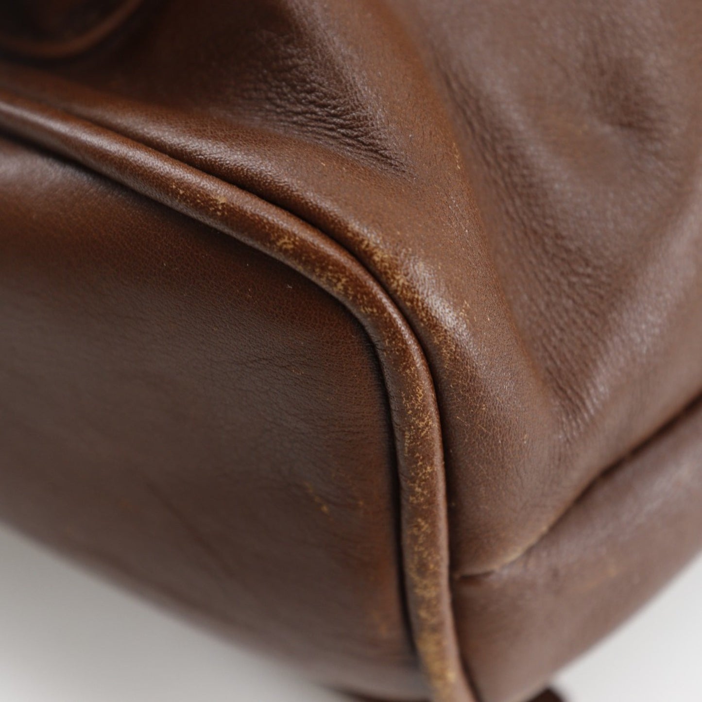 Gucci Brown Leather Backpack ( )