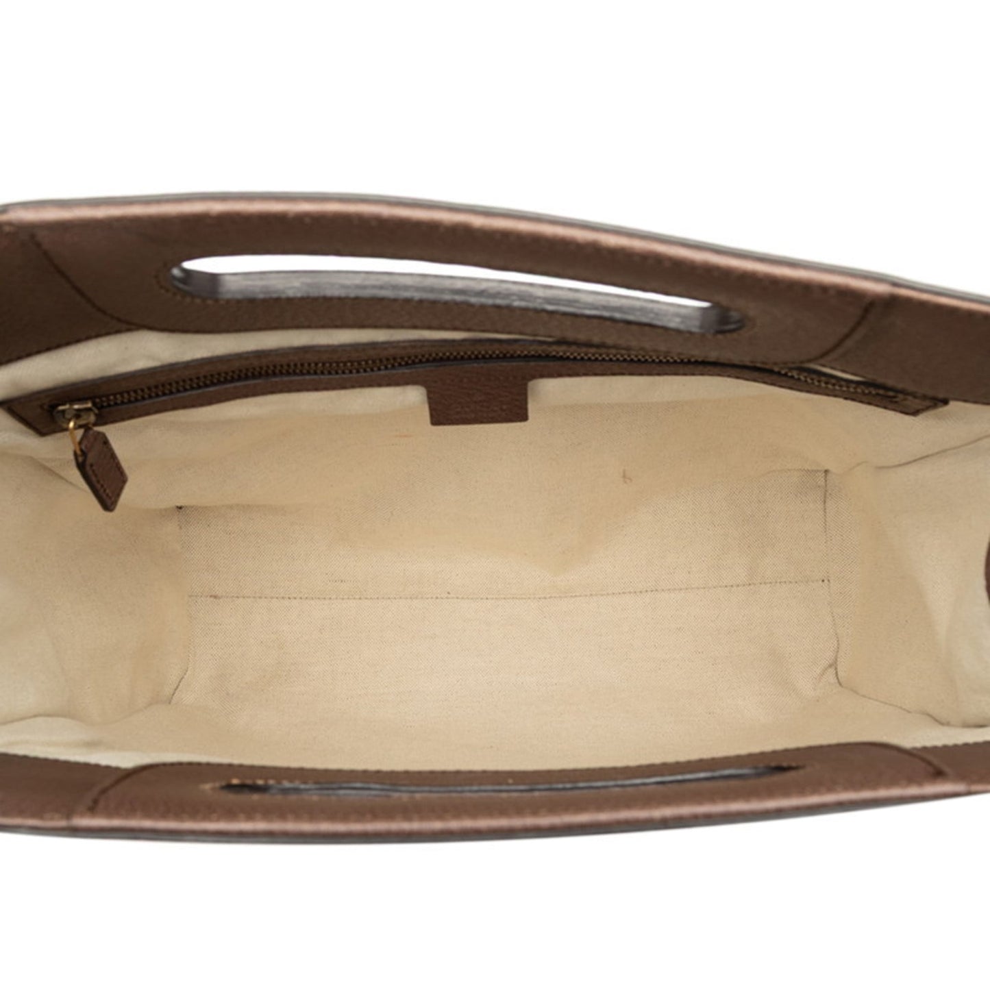 Gucci Beige Brown Gg Supreme Pvc Leather Shoulder Bag Tote Bag ( )