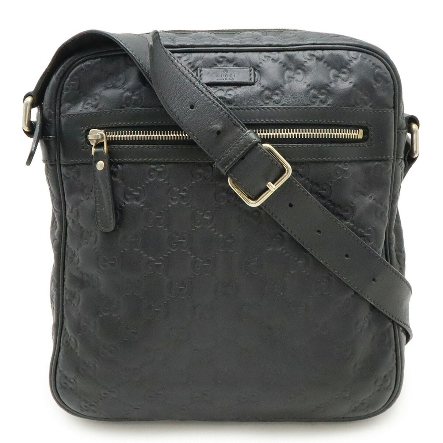 Gucci Black Leather Shoulder Bag ( )