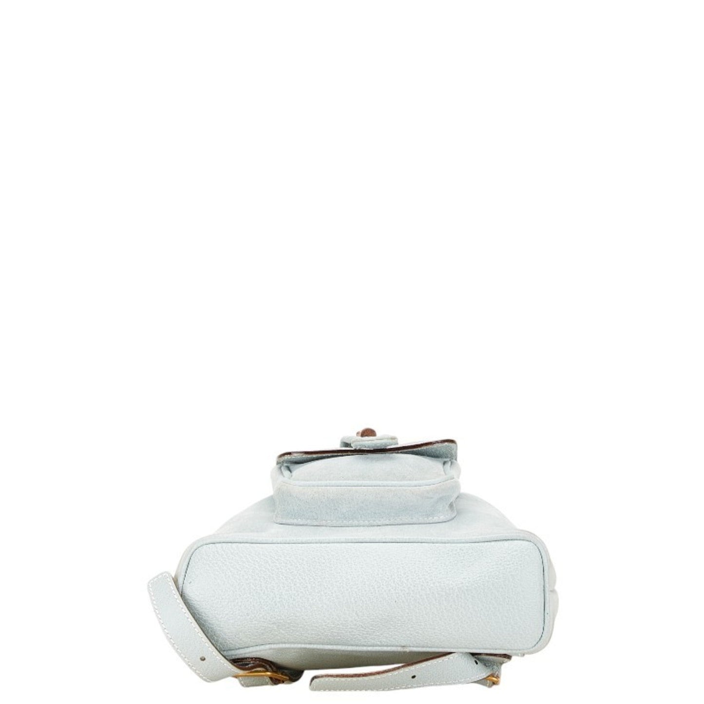 Gucci Light Blue Leather Suede Backpack ( )