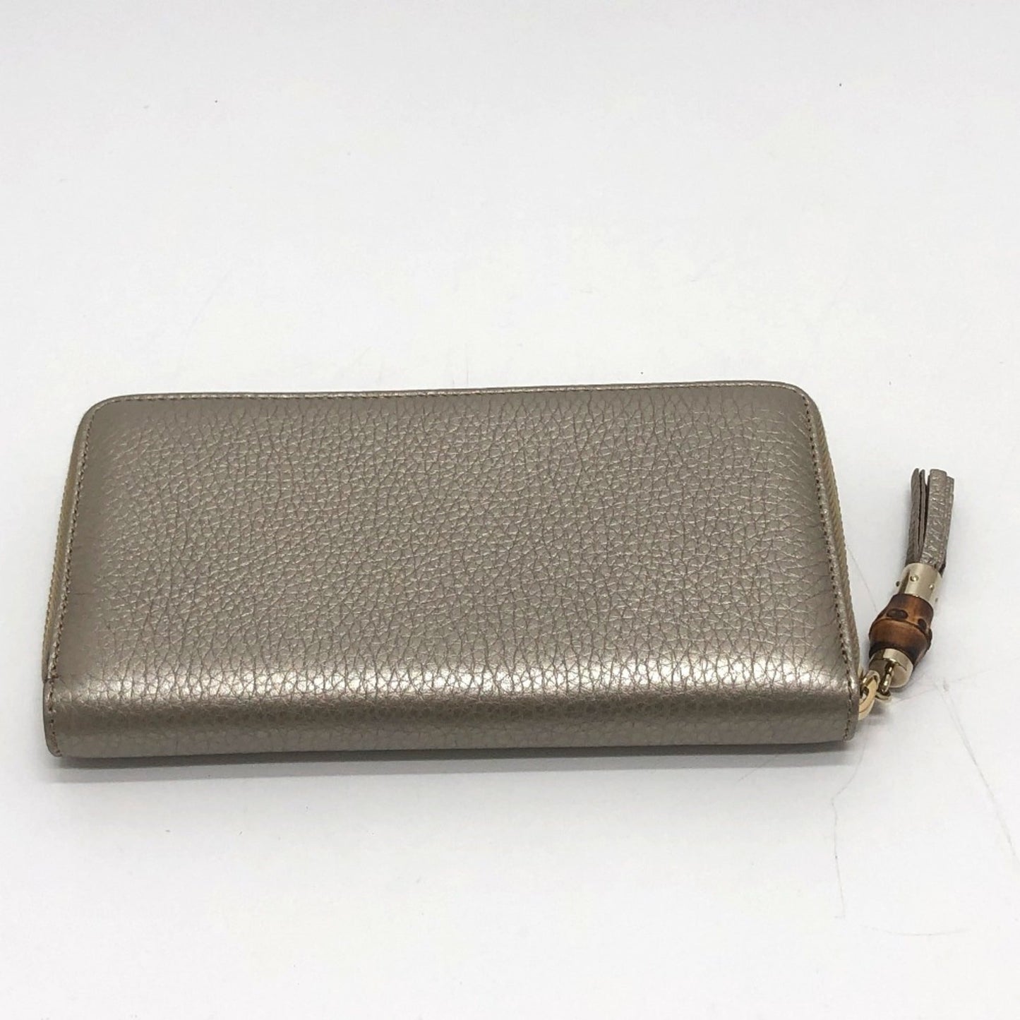 Gucci Champagne Gold Leather Long Wallet (Bi-Fold) ( )