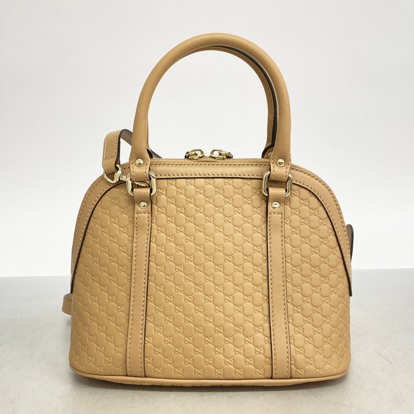 Gucci Beige Leather Handbag ( )