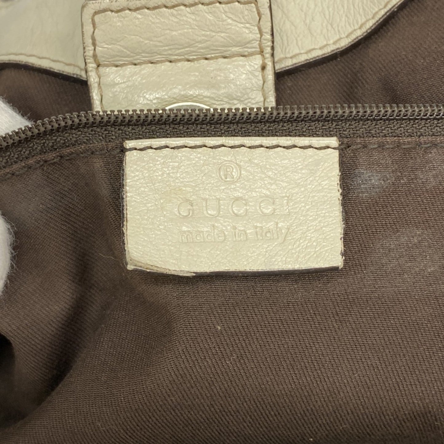 Gucci Brown Canvas Tote Bag ( )