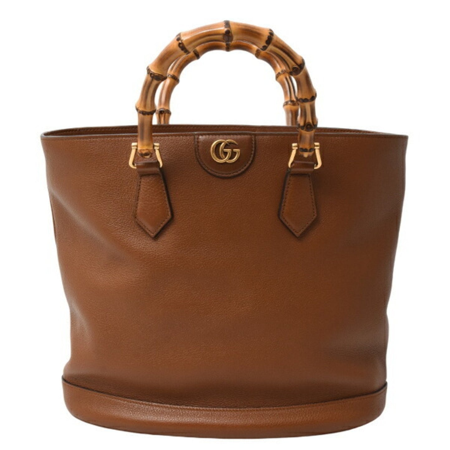 Gucci Beige Leather Tote Bag ( )