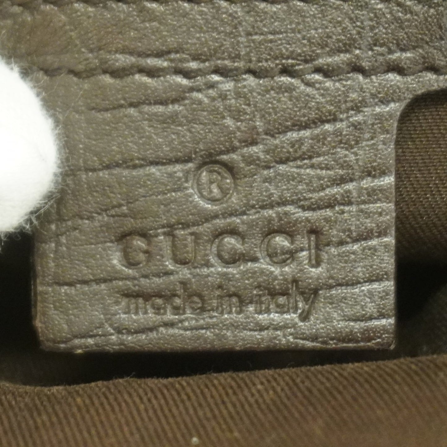 Gucci Brown Canvas Tote Bag ( )