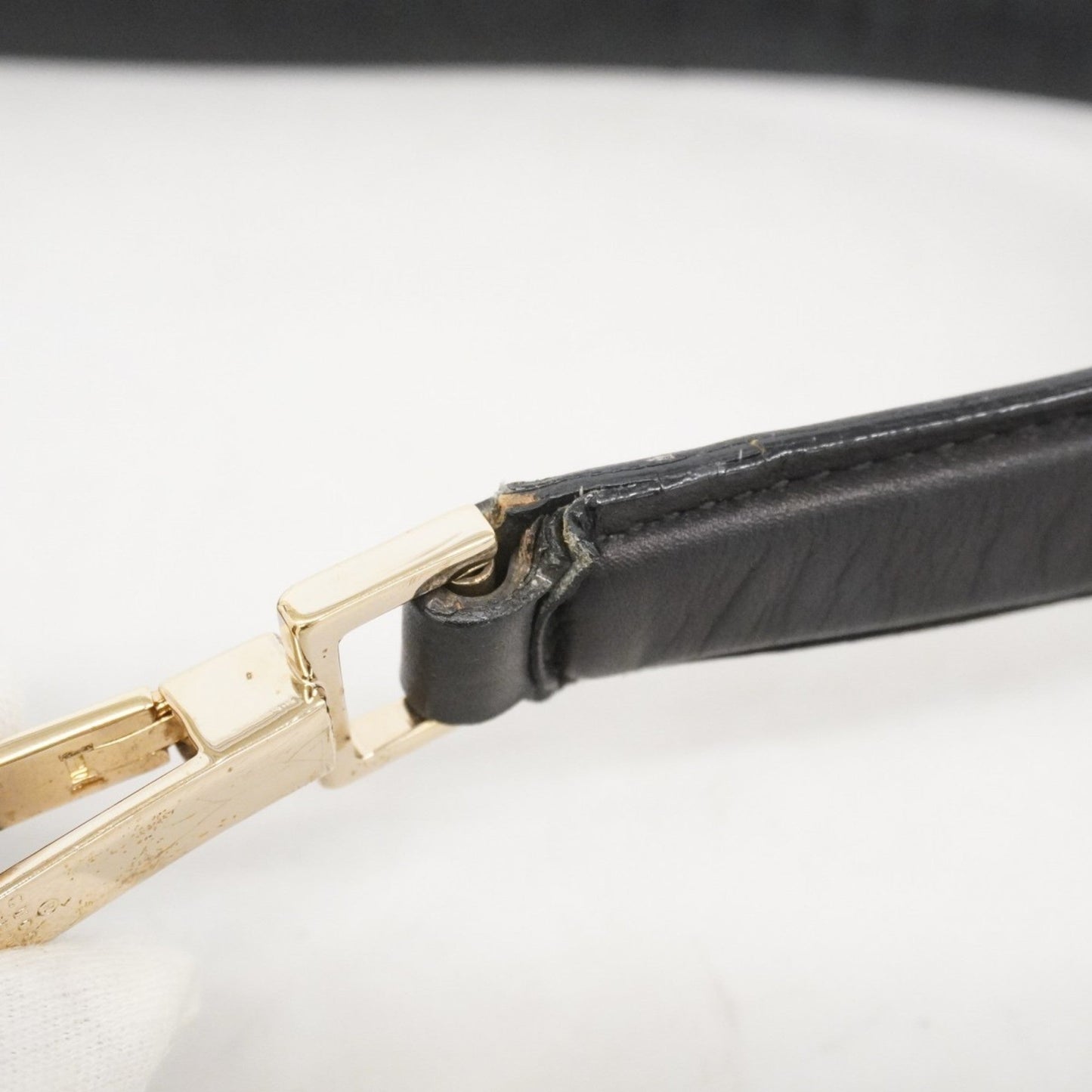Gucci Black Canvas Shoulder Bag ( )
