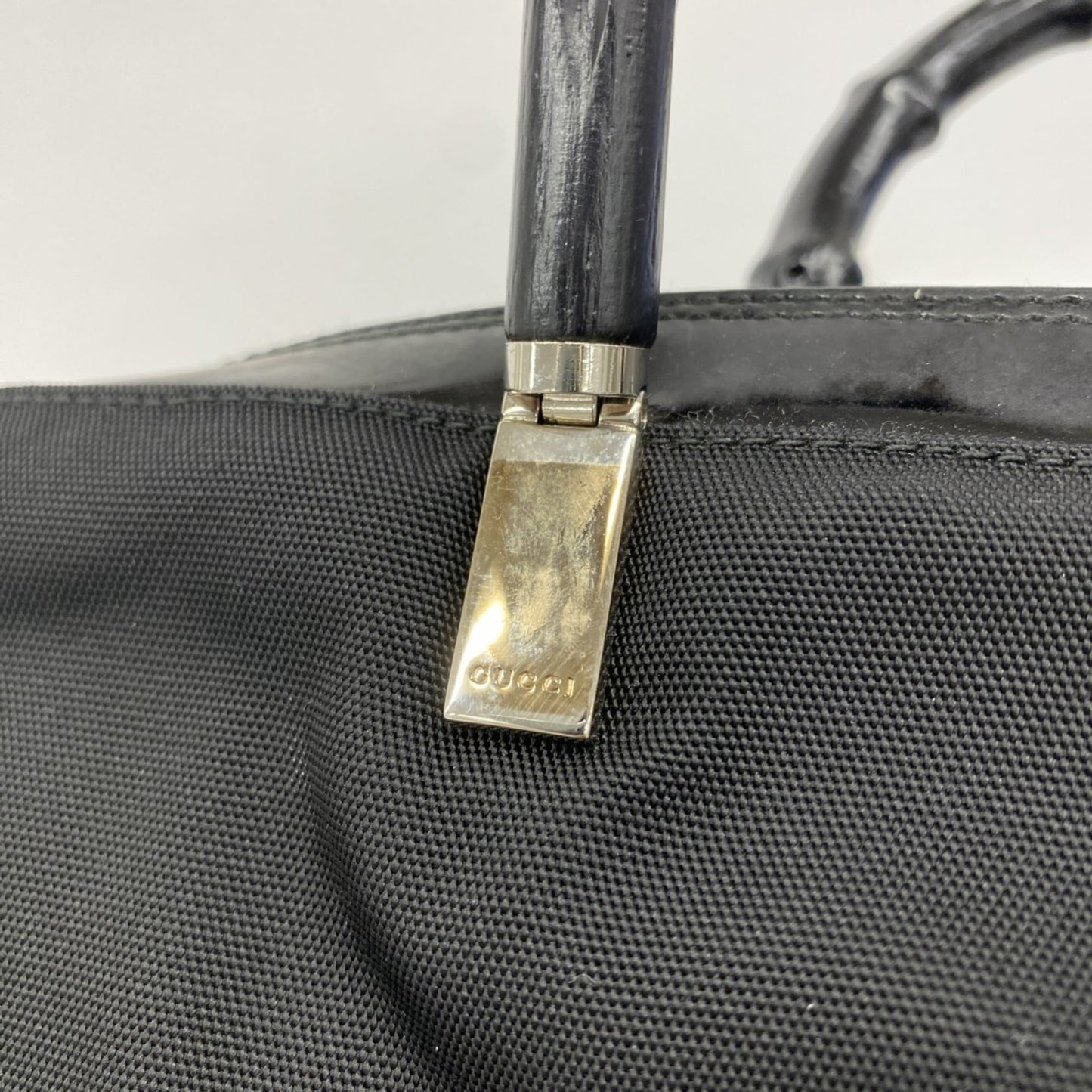 Gucci Black Nylon Handbag ( )