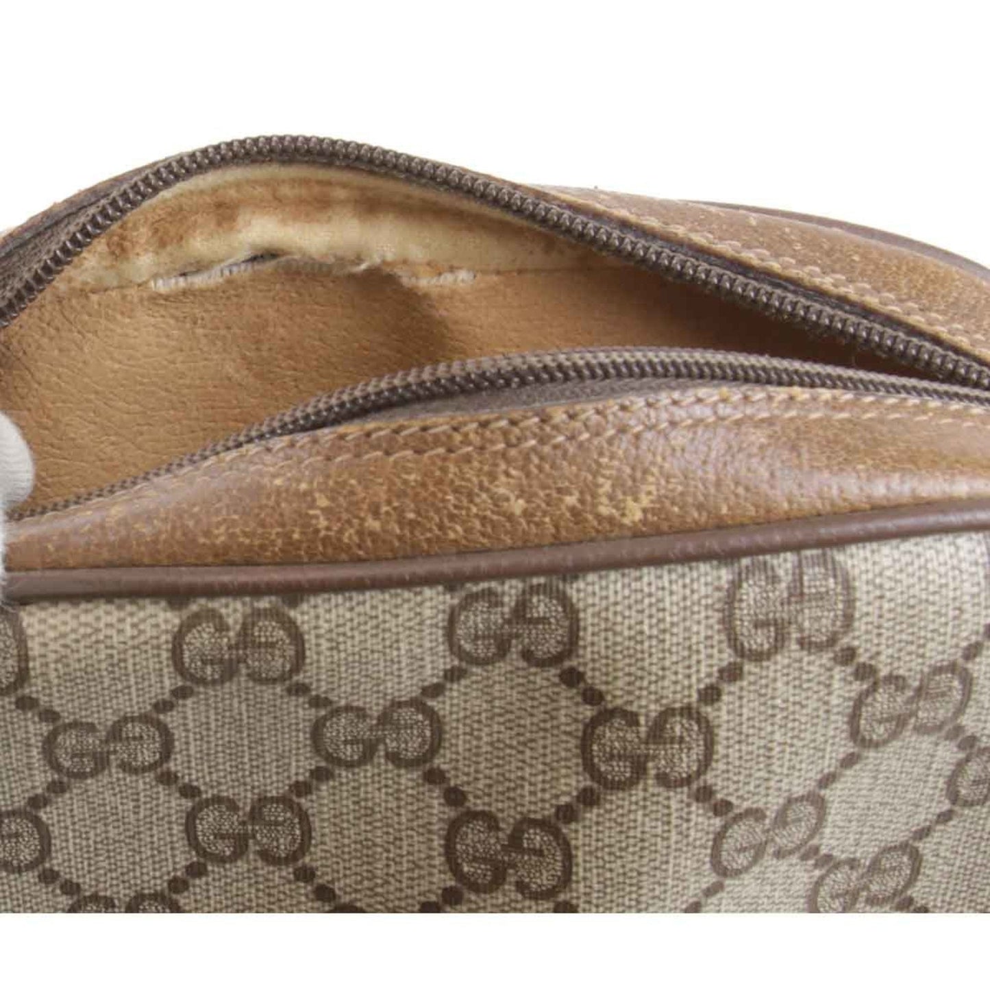 Gucci Brown Gg Supreme Shoulder Bag ( )