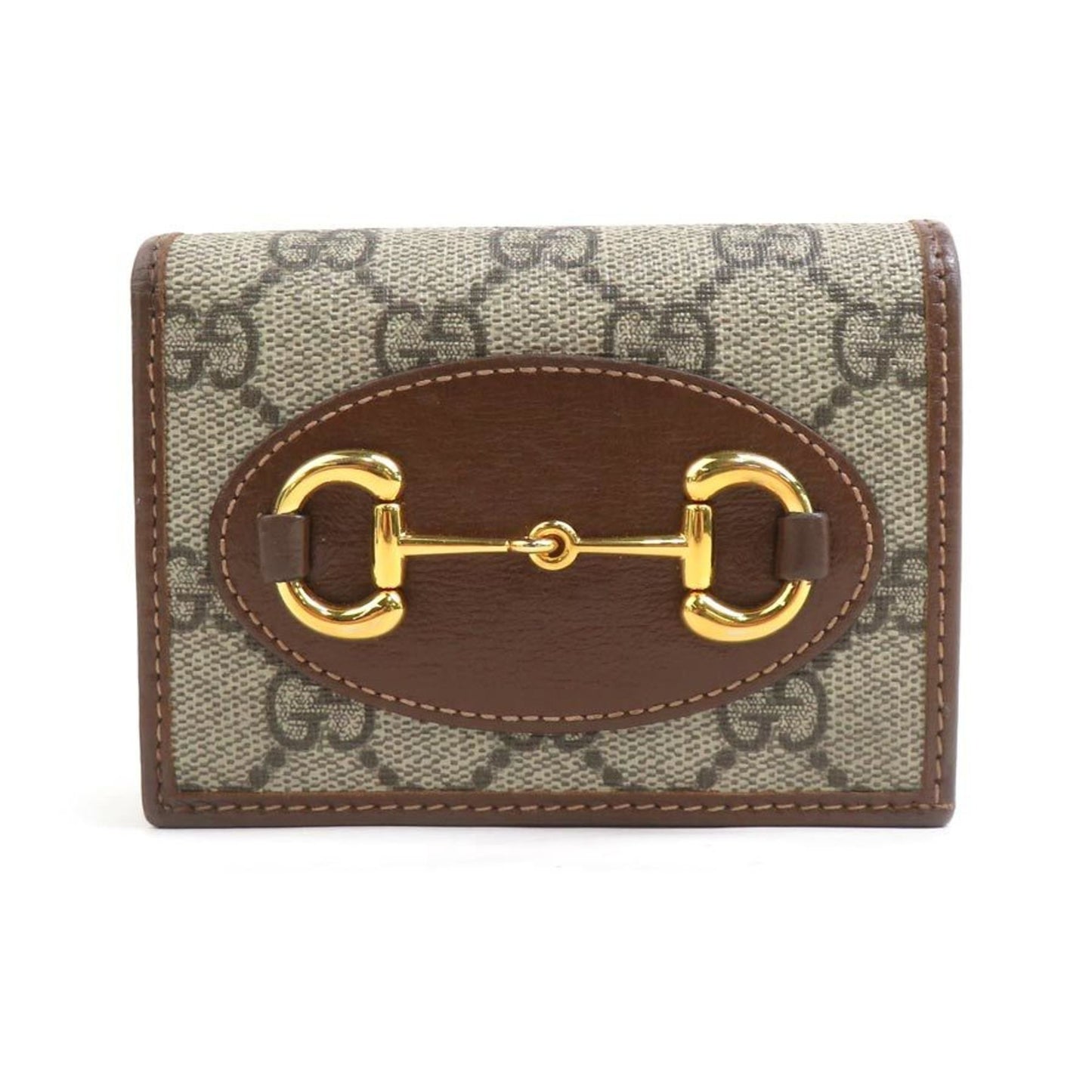 Gucci Brown Gg Supreme Wallet (Bi-Fold) ( )