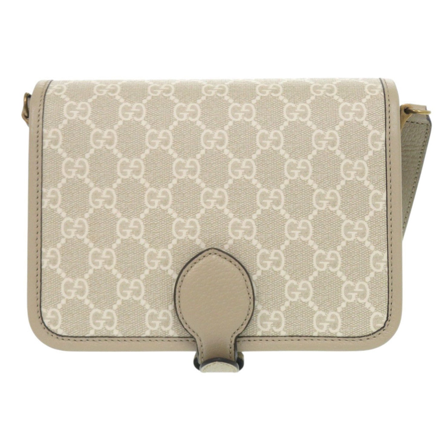 Gucci Beige Gg Supreme Shoulder Bag ( )