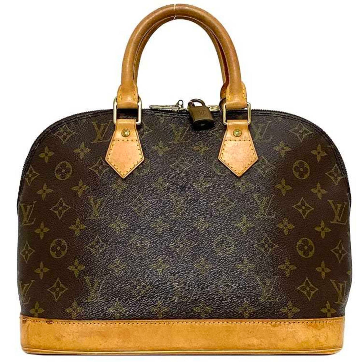 LOUIS VUITTON Handbag Alma PM Brown Beige Monogram M51130 Canvas Nume BA0927  Ladies