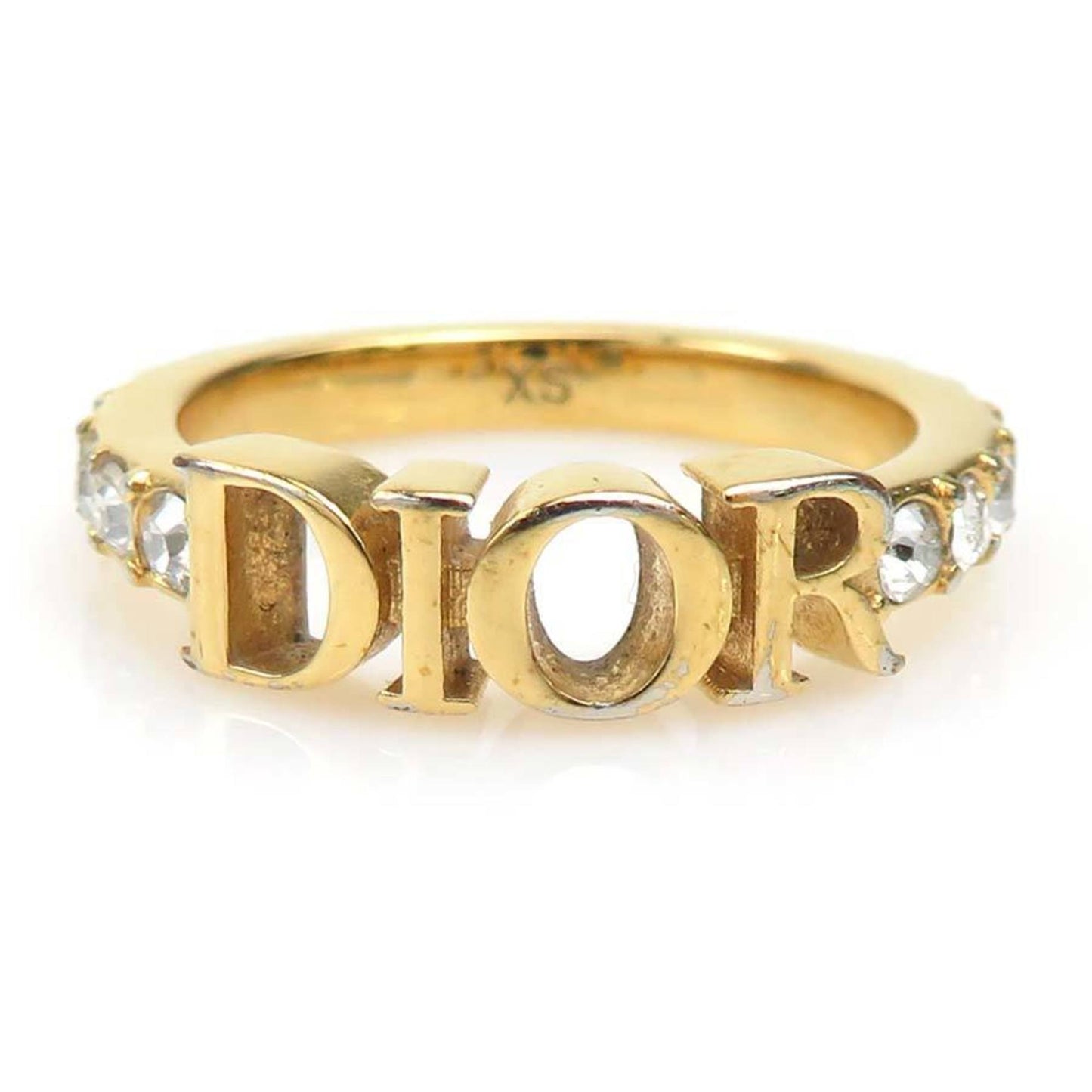 Christian Dior Gold Metal Band Ring ()