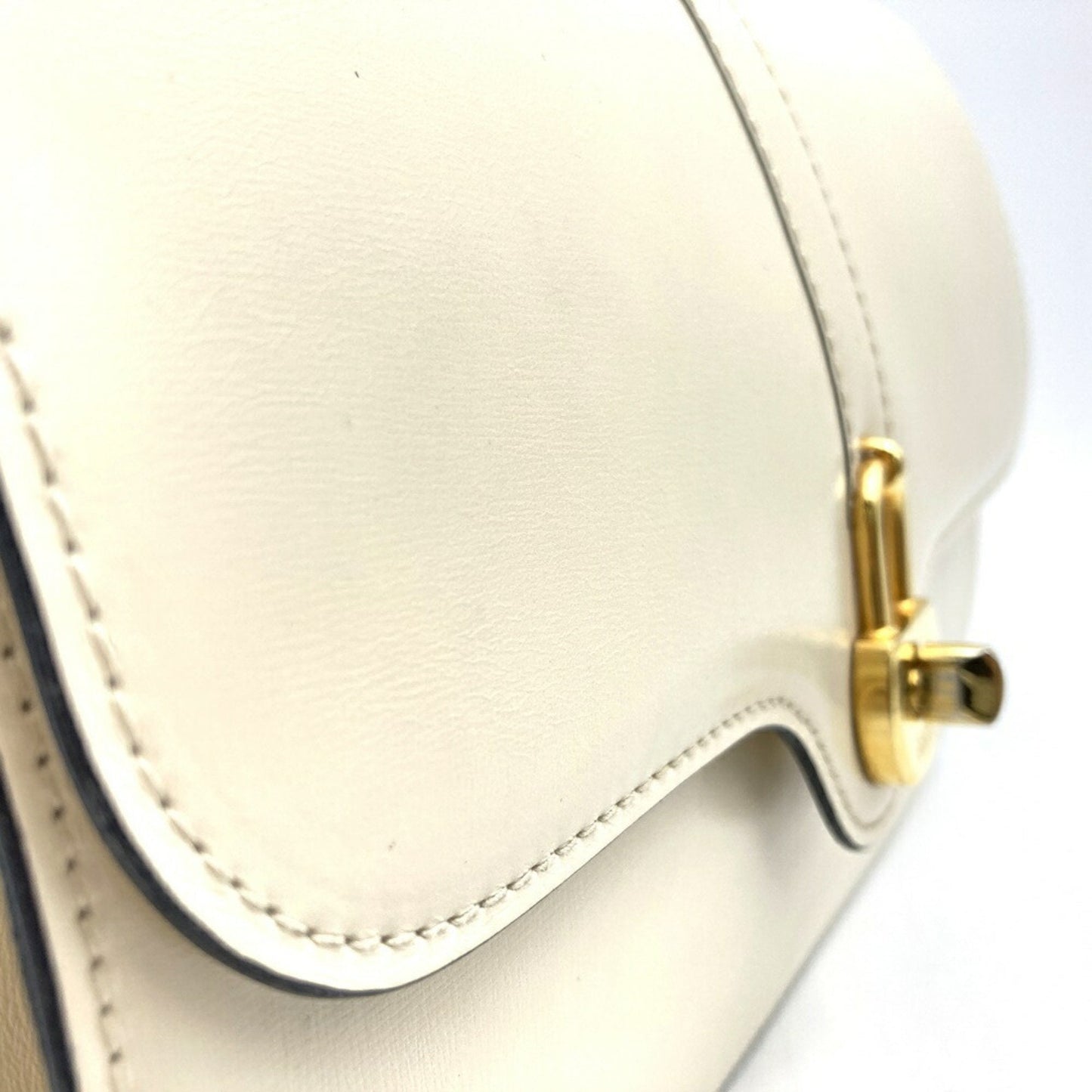 Gucci White Leather Shoulder Bag ( )