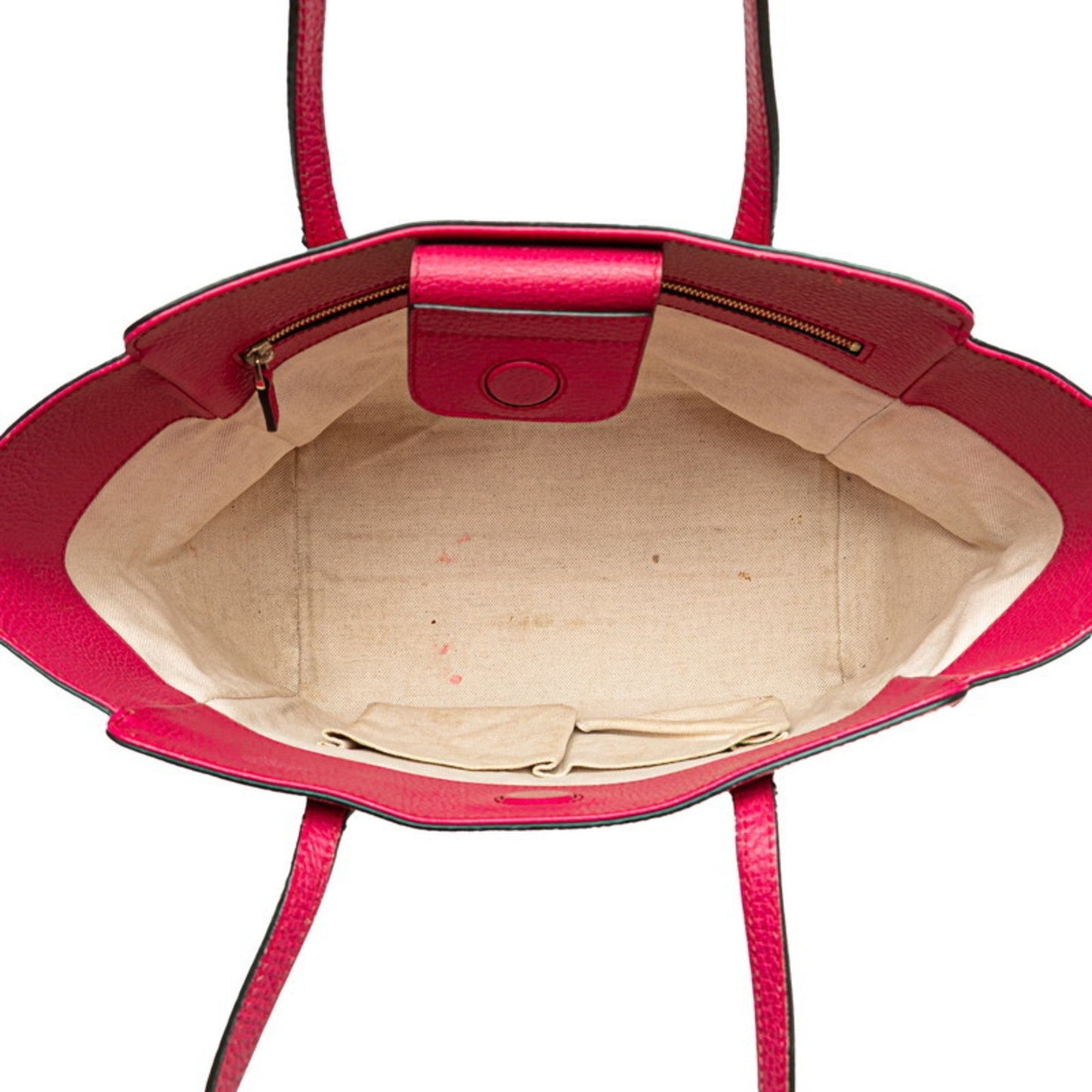 Gucci Gucci Swing Pink Leather Shoulder Bag Tote Bag ( )