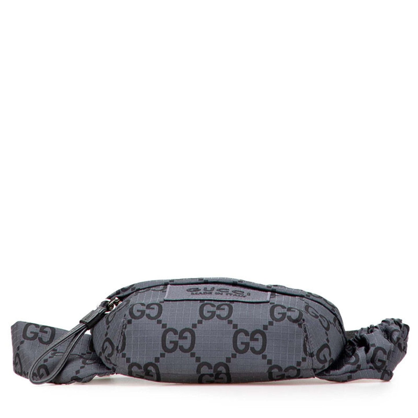 Gucci Gray Nylon Leather Fanny Pack ( )