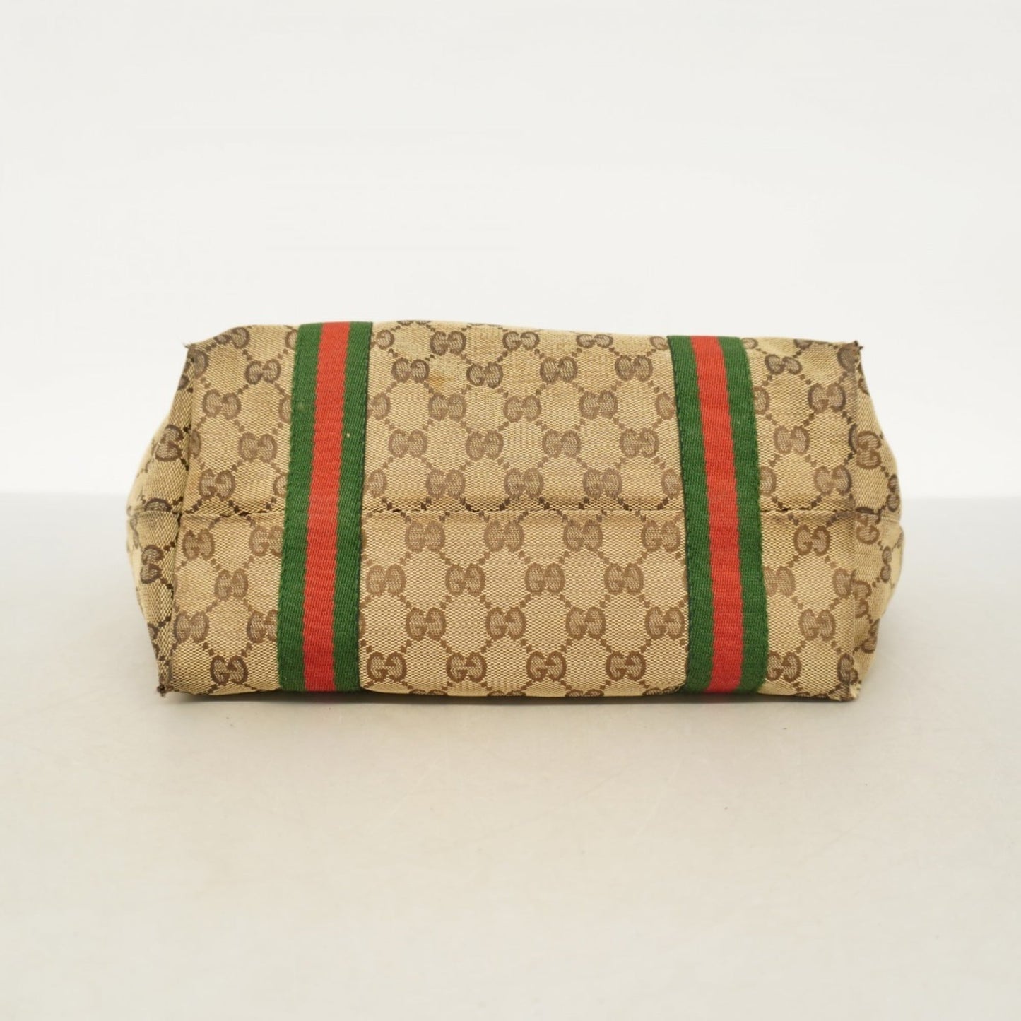 Gucci Brown Canvas Tote Bag ( )