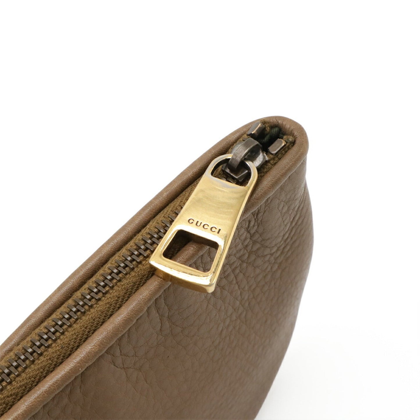 Gucci Beige Leather Coin Purse/Coin Case ( )