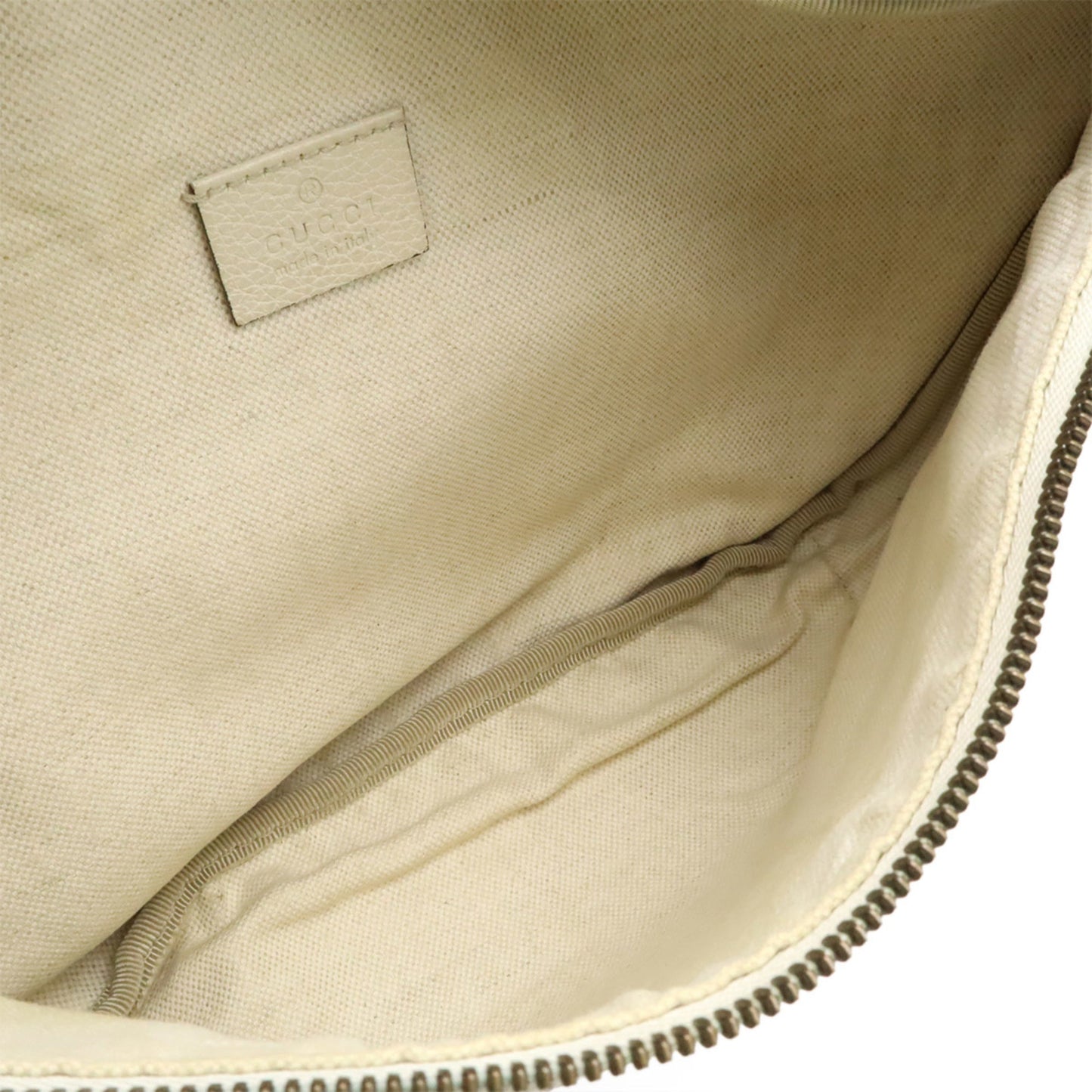 Gucci Green Ivory Red Color Leather Fanny Pack ( )