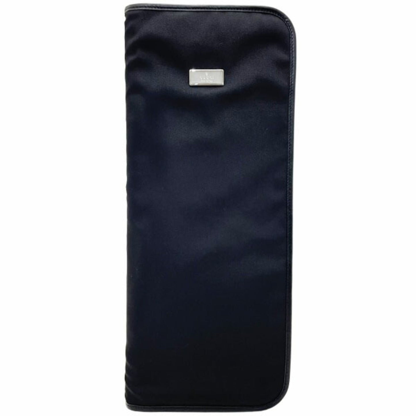 Gucci Black Nylon Leather Pouch ( )