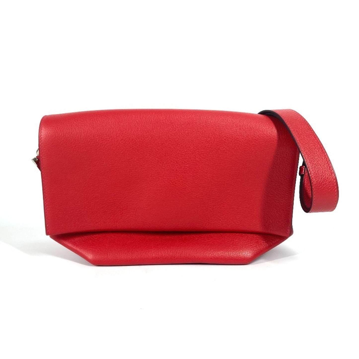 Hermes Pink Red Color Pochette Shoulder Bag ( )