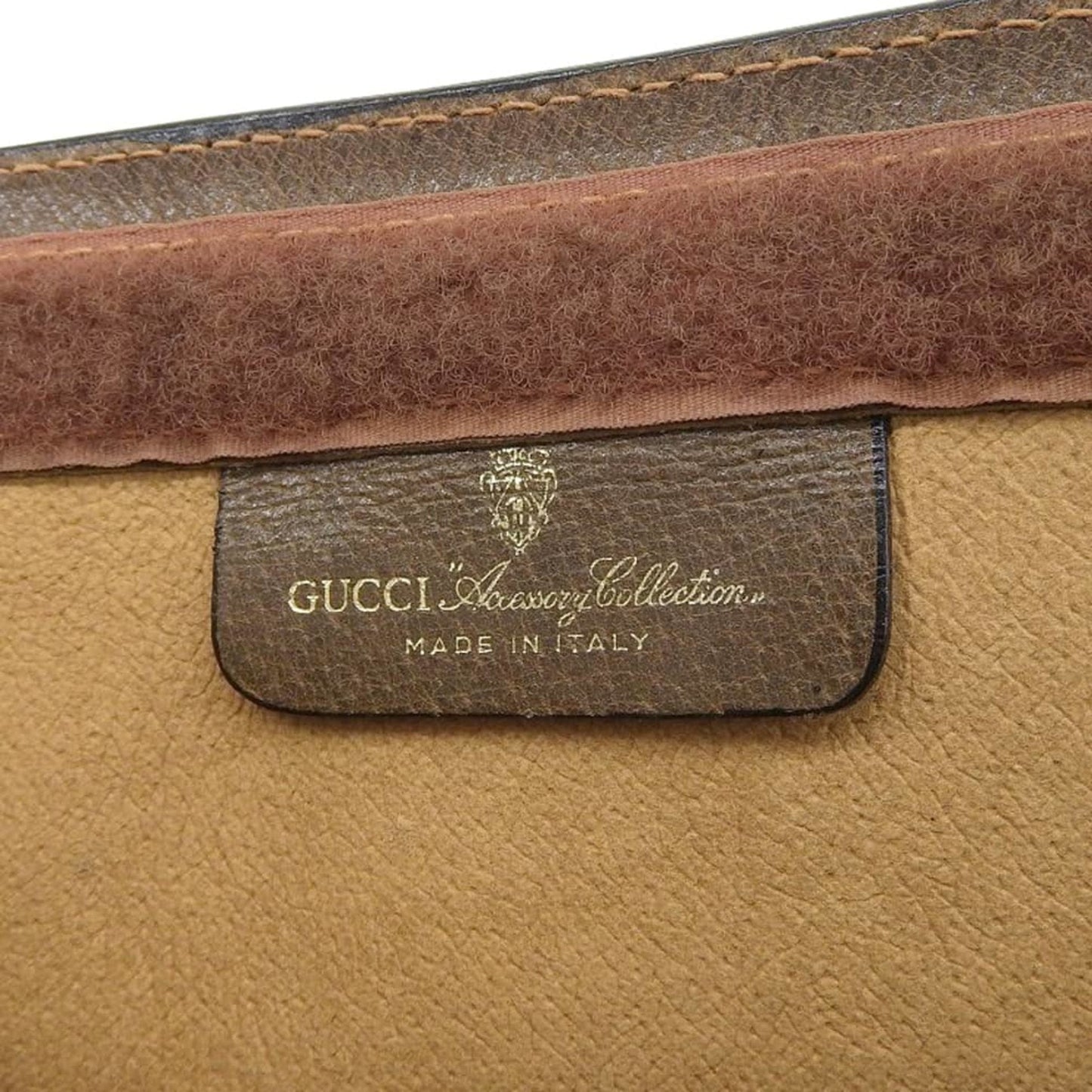 Gucci Gg Plus Beige Pvc Clutch Bag ( )