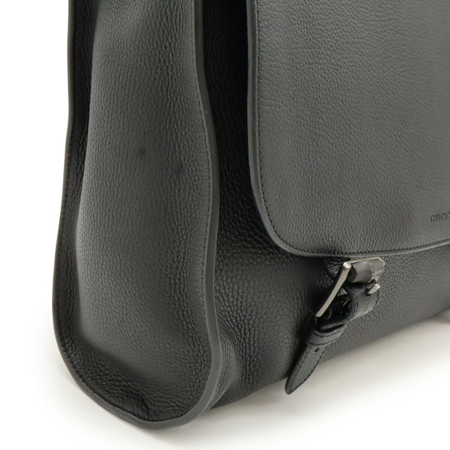 Gucci Black Leather Shoulder Bag ( )