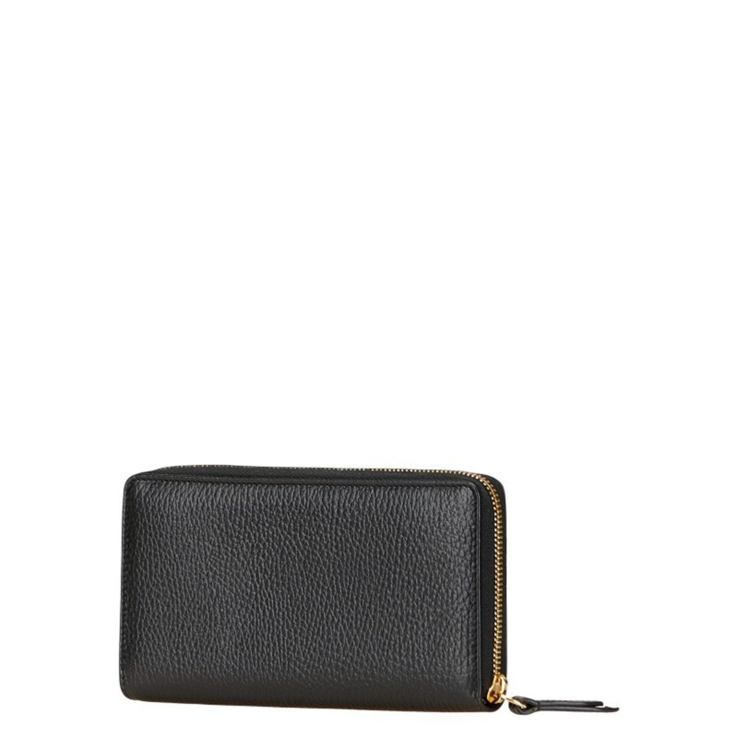 Gucci Black Leather Long Wallet (Bi-Fold) ( )
