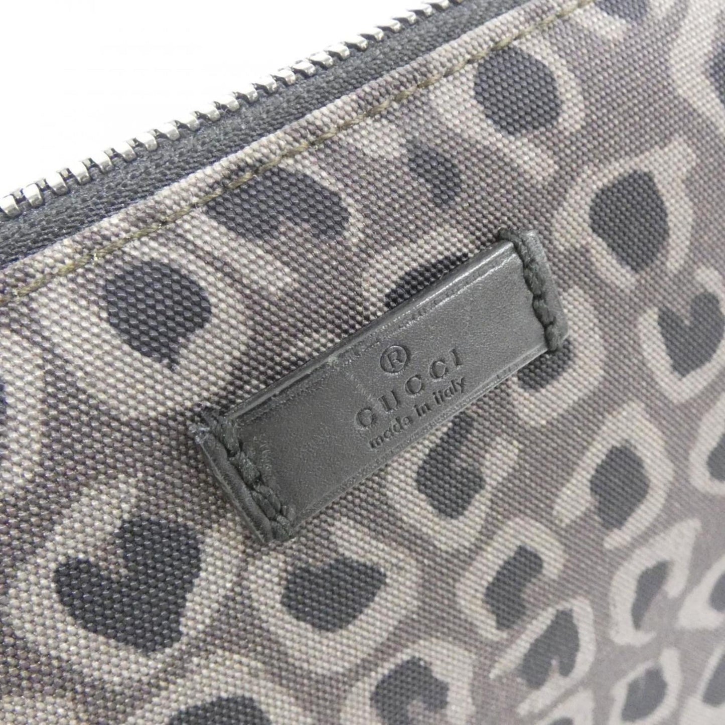 Gucci Gray Nylon Canvas Handbag ( )