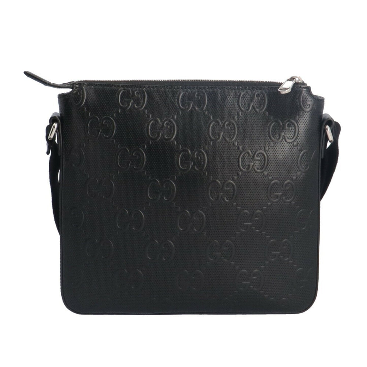 Gucci Black Leather Shoulder Bag ( )