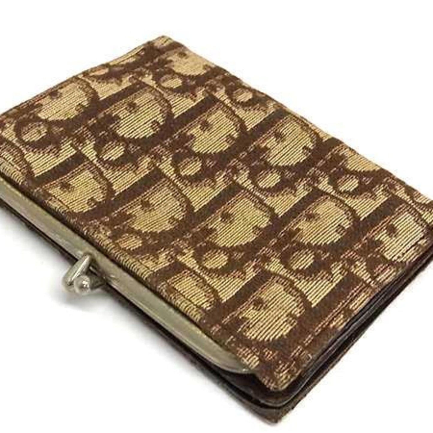 Christian Dior Brown Canvas Coin Purse/Coin Case ()