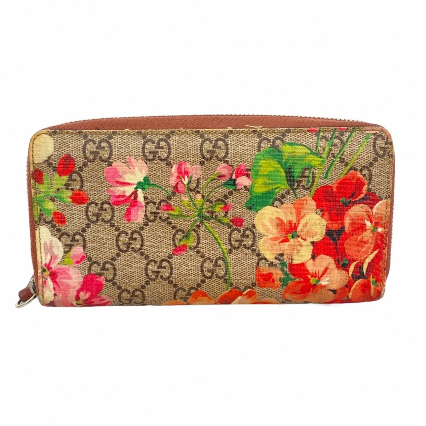 Gucci Brown Pink Pvc Long Wallet (Bi-Fold) ( )