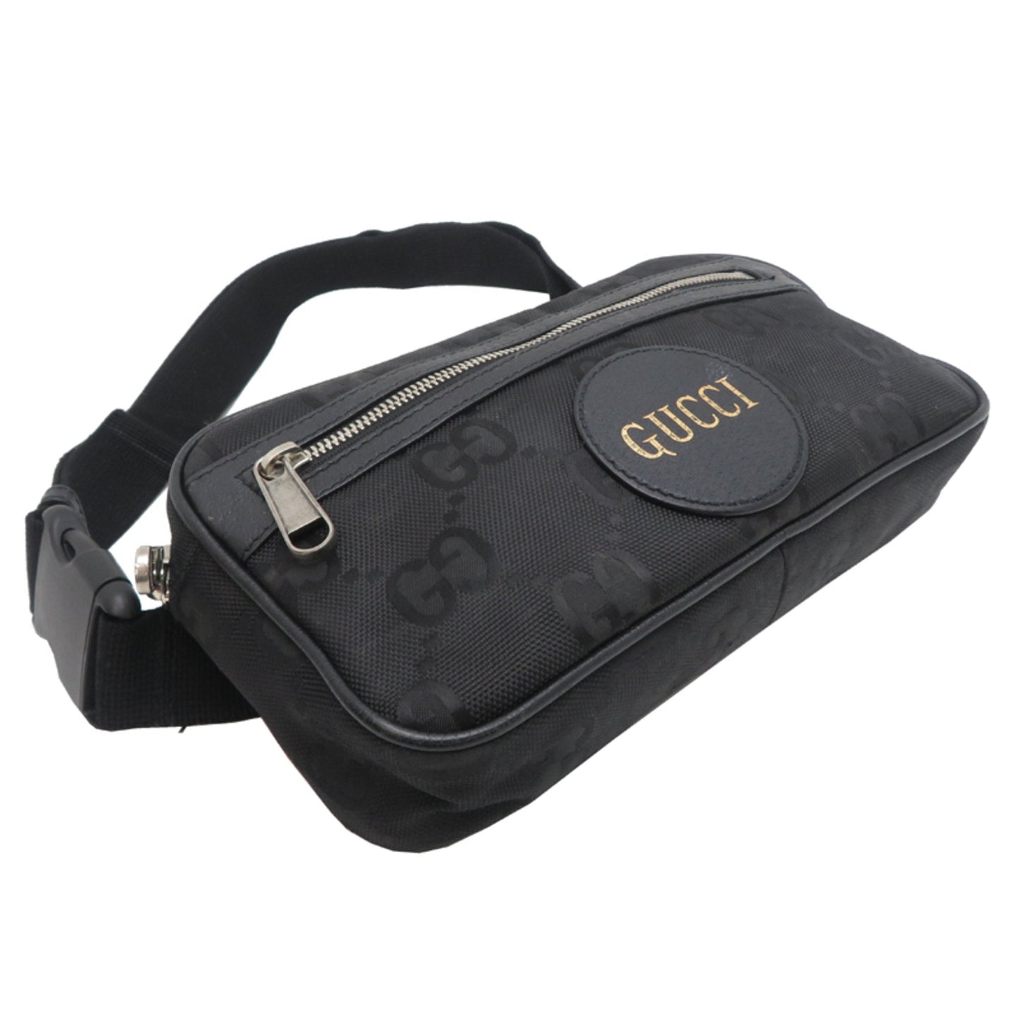 Gucci Black Nylon Leather Fanny Pack ( )