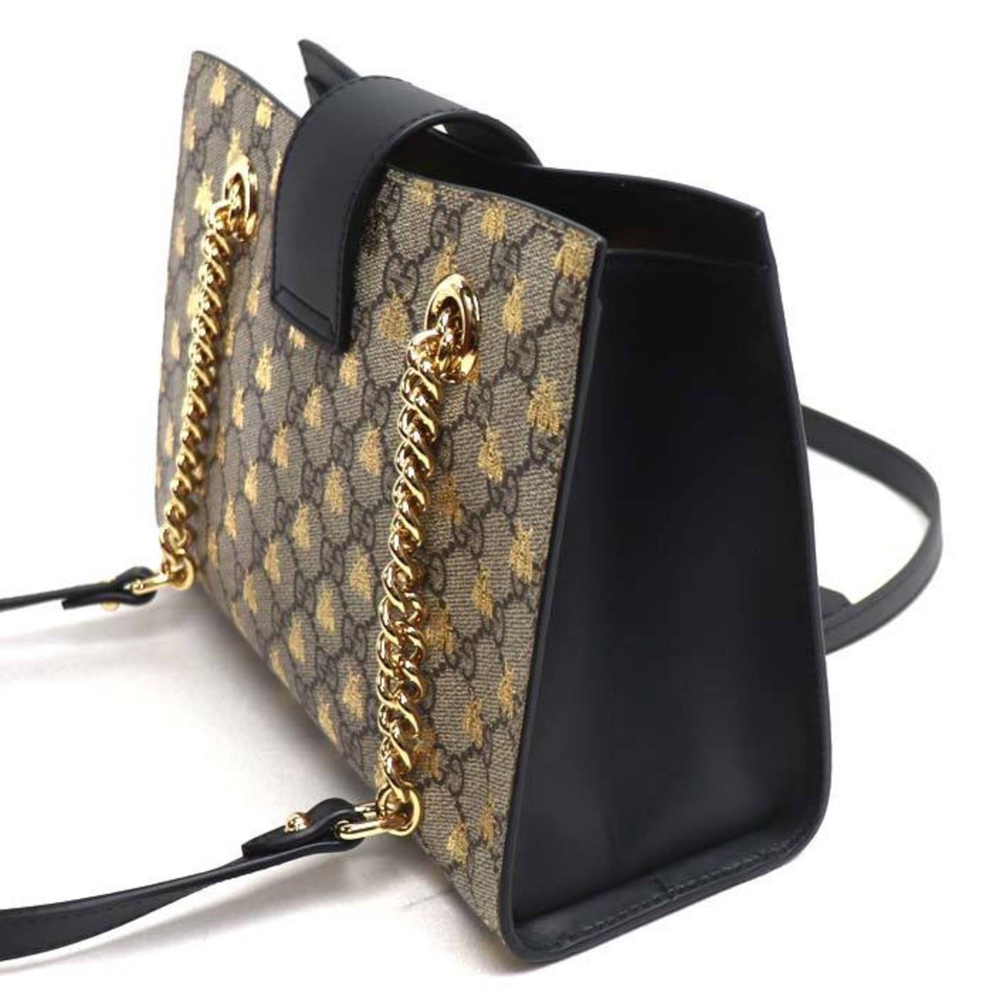 Gucci Beige Gg Supreme Leather Shoulder Bag ( )