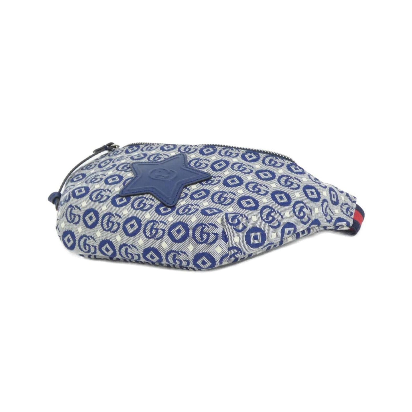 Gucci Blue White Fanny Pack ( )