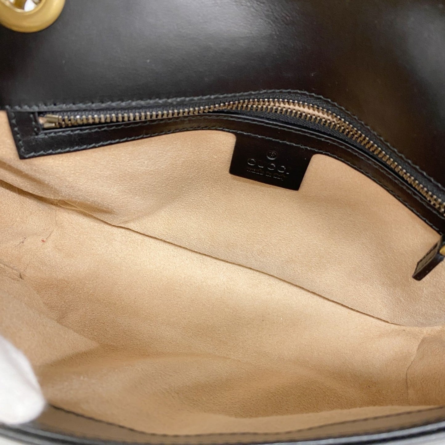 Gucci Black Leather Shoulder Bag ( )