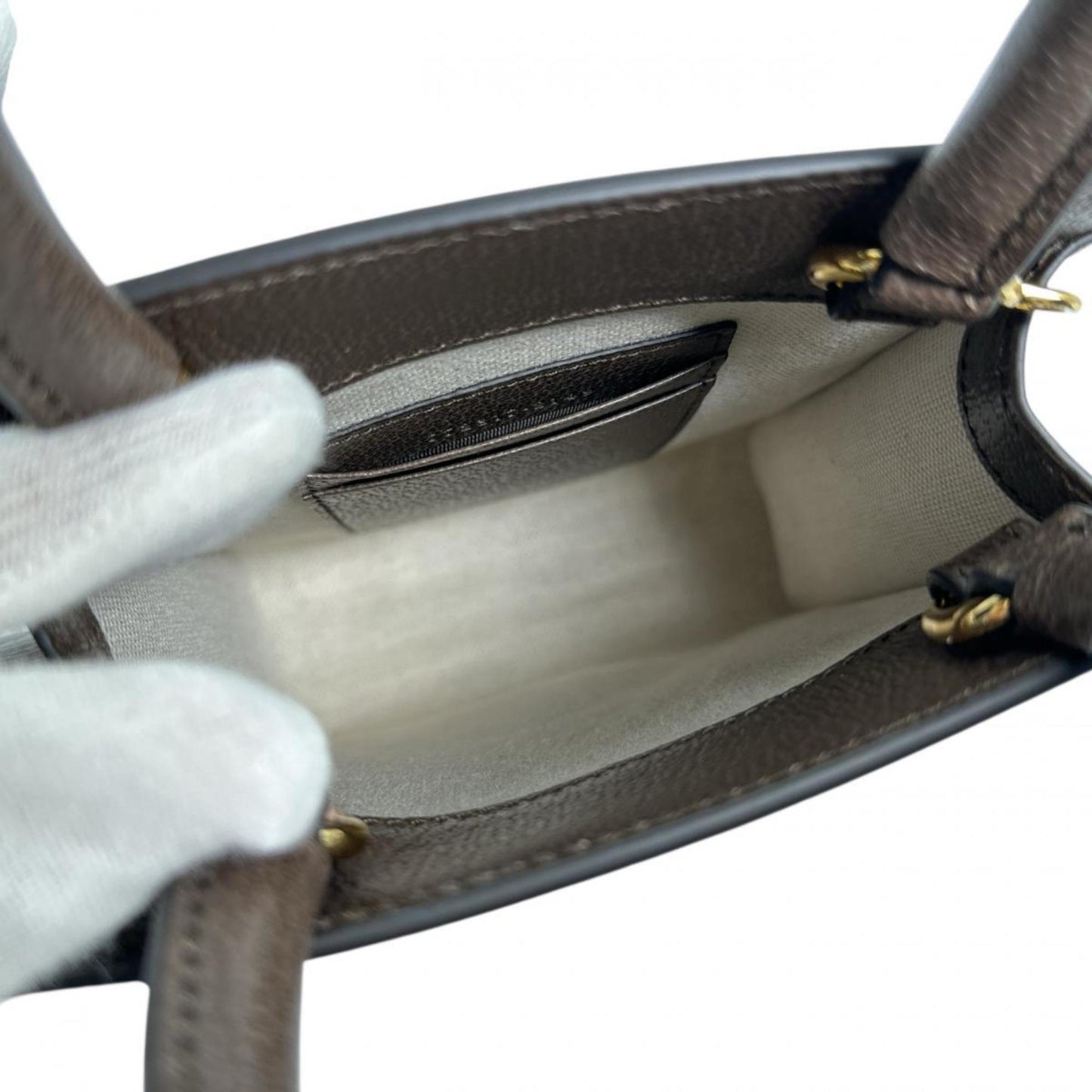 Gucci Beige Gg Canvas Shoulder Bag ( )