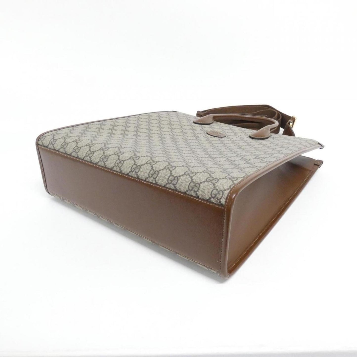 Gucci Beige Brown Gg Supreme Handbag ( )